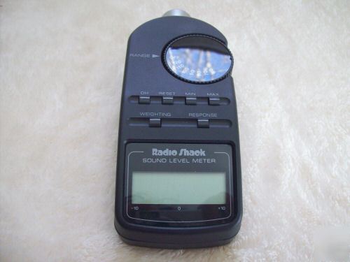 New radio shack digital sound level meter - condition 