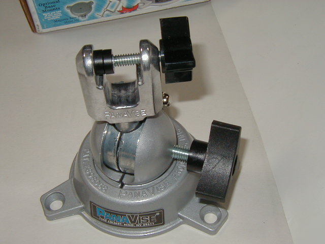 Panavise micrometer stand #391 rotate tilt turn 360 90