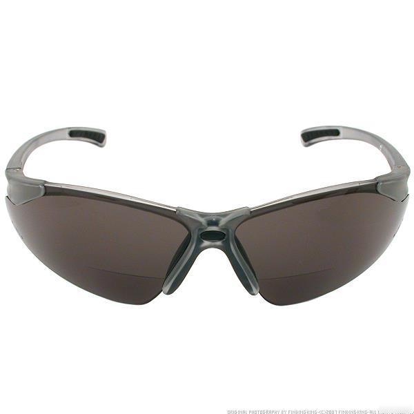 Radians reading bifocal smoke C2 safety glasses +1.5