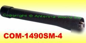Rubber flex duck antenna vhf motorola sma female 4