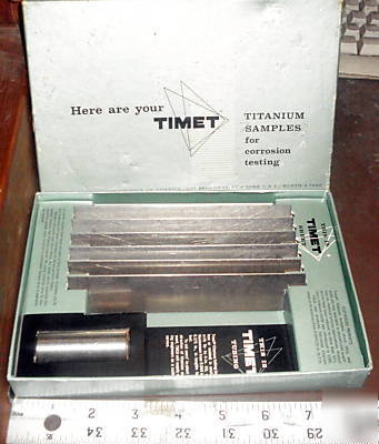 Titanium coupons timet 7PC .045