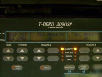 Ttc t-berd 209OSP 1 carrier analyzer