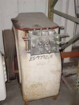 Used: gaulin homogenizer, model 40E, stainless steel. c