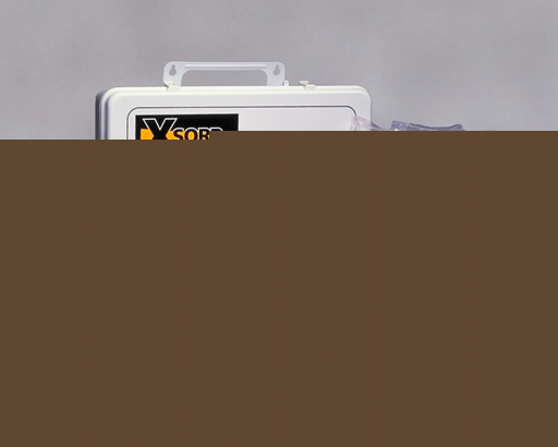 Wall-mountable biohazard response case w/ facemask