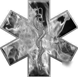 Emt ems mfr medic decal reflective 12