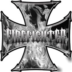 Firefighter decal reflective 12