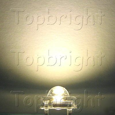 1000X 5MM 5-chips warm white superflux led 100MA 40KMCD