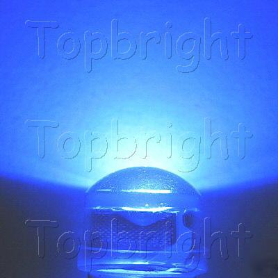 50 pc 0.5W strawhat 8MM 140Â° high power blue led 70KMCD