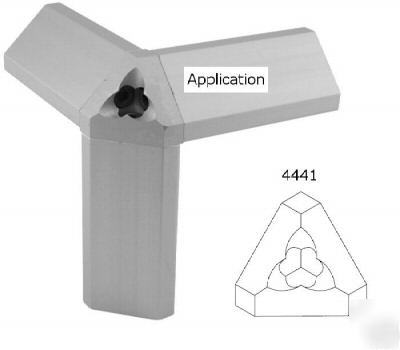 8020 t slot aluminum tri corner connector 15 s 4441 n