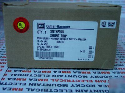 Cutler hammer - shunt trip - SNT3P04K - 12-24 vdc 