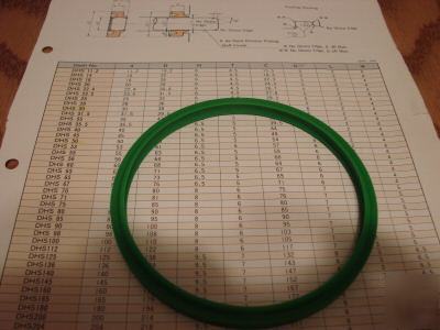 Dh dust rod wiper seal 100X110X6X8 seals dhs dz lbi h