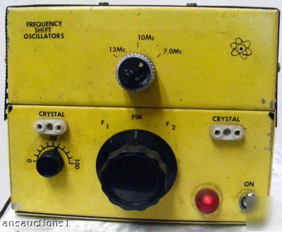 Frequency shift oscillators test meter