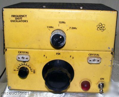 Frequency shift oscillators test meter