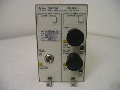 Hp 83486A dual rate o/e plug-in module w/ opt H48