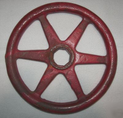 Large valve handle 9 in. diameter / vintage?
