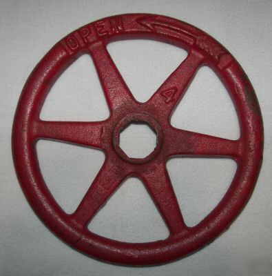 Large valve handle 9 in. diameter / vintage?