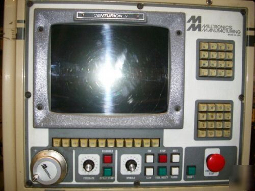 Milltronics partner 1 cnc vertical machining center