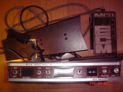 Mph industries radar k-55 used tested & complete 100%
