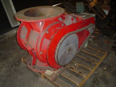 Used b&w valve rotary vane feeder model 16RV umc