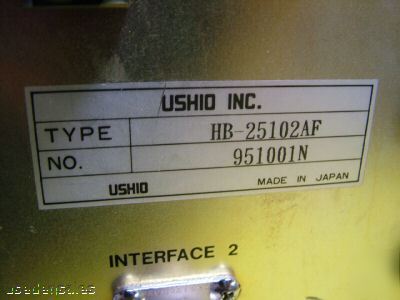 Ushio uv lamp power supply hb-25102AF