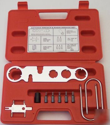 New radio remove & antenna wrench tool - 10PC. set - 