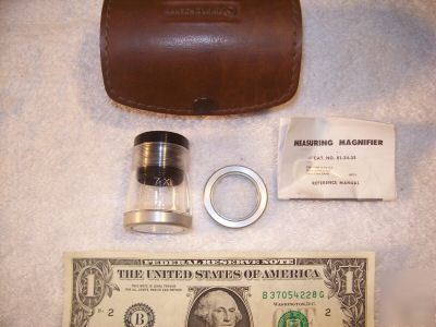 Bausch & lomb 7X magnifier w/ case,tool