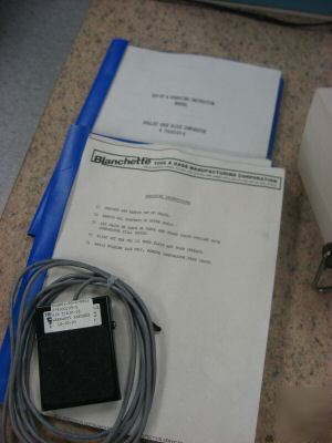Blanchette dualjet gage block comparator 0-4