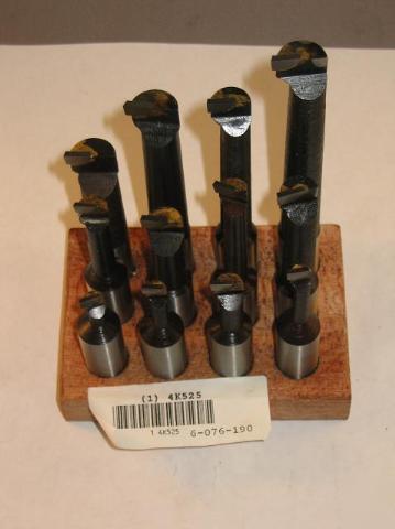 Boring bar set 3/4IN. 12PC C6 4K523