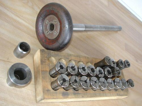 Logan lathe collet set- closer bar-southbend atlas tool