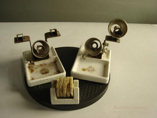 Porcelian base soldering gun holder qty-3