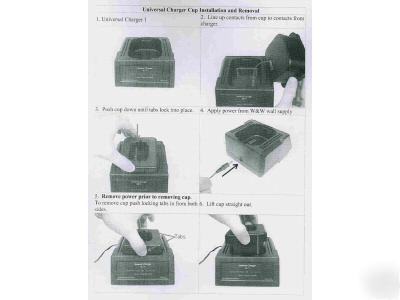 Rapid battery charger motorola yaesu icom alinco radio