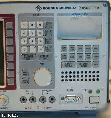 Rohde&schwarz CMD80 digital radiocommunication tester
