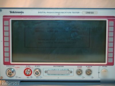Rohde&schwarz CMD80 digital radiocommunication tester