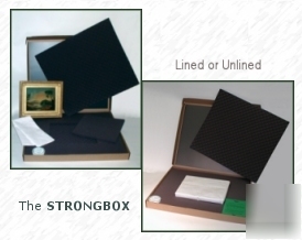 Strong box art puncture proof reusable crate 34X42X5