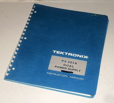 Tek PS503A operation & service man. (070-1834-00)