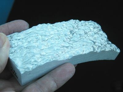 Ultrapure aluminum sample 99.9996% big 224 gms. 