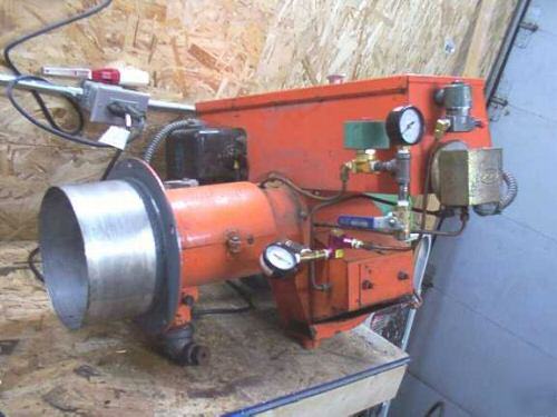 Waste oil or gas burner kewanee forced draft .5- 1.4MBH
