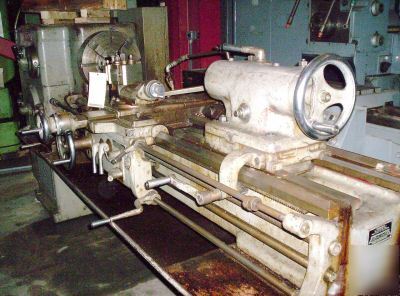 Sidney 18â€X54â€ geared head engine lathe w/ 4 jaw chuck