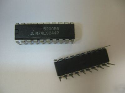 15PCS p/n M74LS244P ; ic oct buf/drv/rcv 3-st