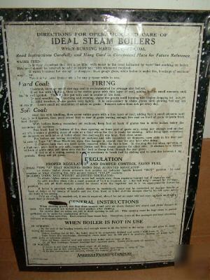 1926 old coal-fired steam boiler mounted instructions