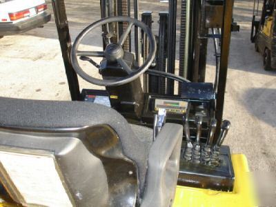 2002 yale 6500 lb electric forklift hyster toyota 