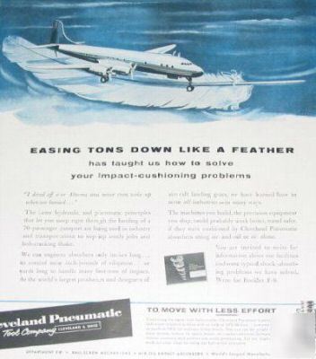 Cleveland pneumatic absorbing tool company -7 1954 ads