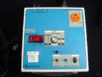 Dni nevada 231D safety analyzer