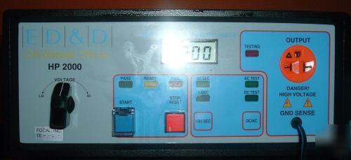 Ed&d hp 2000 tester HP2000