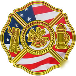 Firefighter decal reflective 12