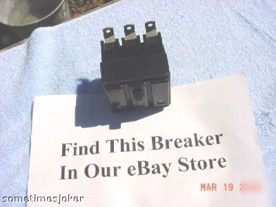 Fpe - 40 amp - 240 volt - 2 pole ventage used breaker