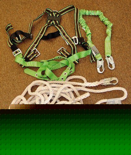 Miller duraflex safety harness E650-4 with 216M lanyard