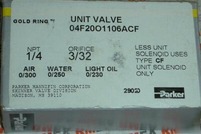 New parker gold ring unit valve 04F20O1106ACF 2@