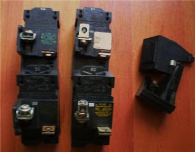 Pushmatic circuit breaker single 20+30+40 amp lot #9