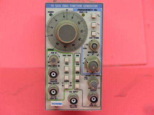 Tektronix FG501A function generator plug-in.